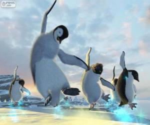 yapboz Neşeli Ayaklar sinema penguenleri dans